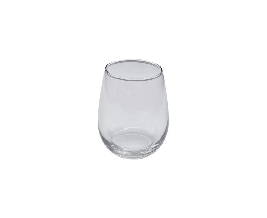 Rounded Short Glass Cups Set of 12 Pcs