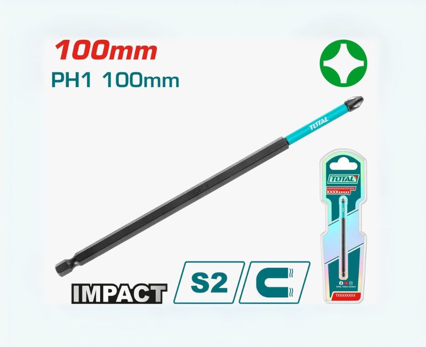 Total 100mm PH1 Impact Bit