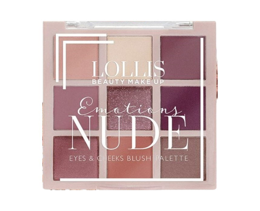 Lollis Emotion Nude Eyes and Cheeks Blush Palette