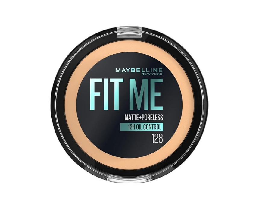 MNY FitMe Matte Compact Powder 128 in Warm Nude