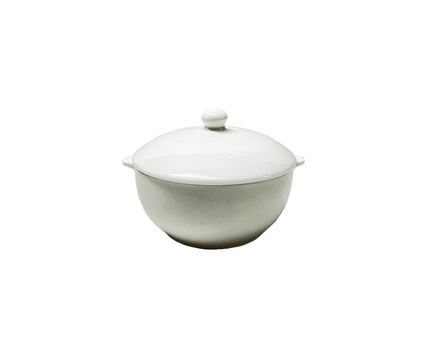 Porcelain Soup Bowl in White