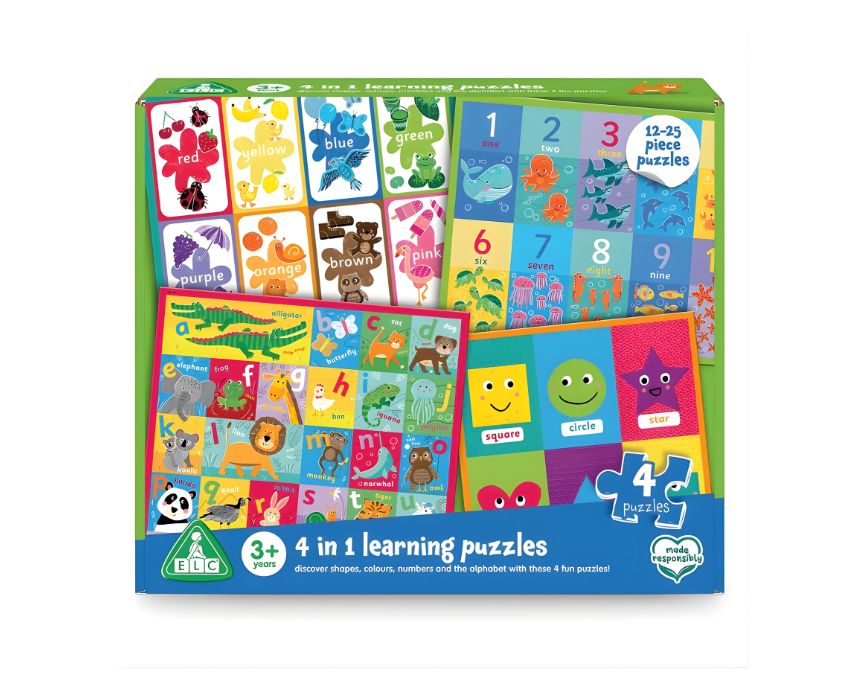 4-in-1 Learning Puzzles