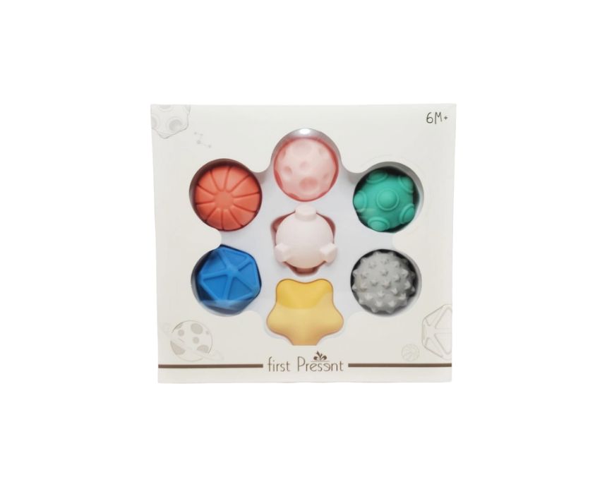 Silicone Rubber Sensory Balls 7 Pcs