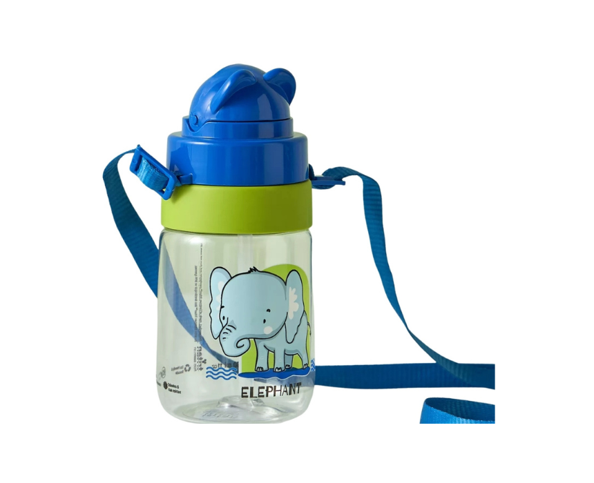Elephant Print Water Bottle