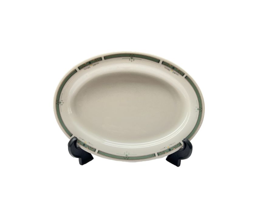 Patterned Serving Porcelain Plate