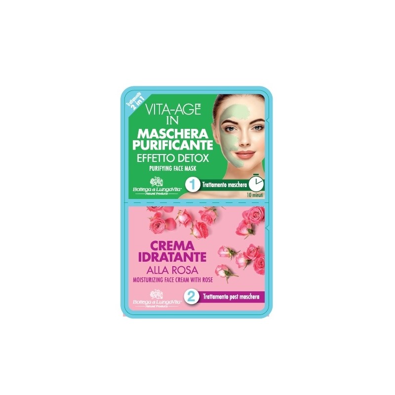 Vita-Age 2 In 1 Face Treatment Mask 24 x 15 ml