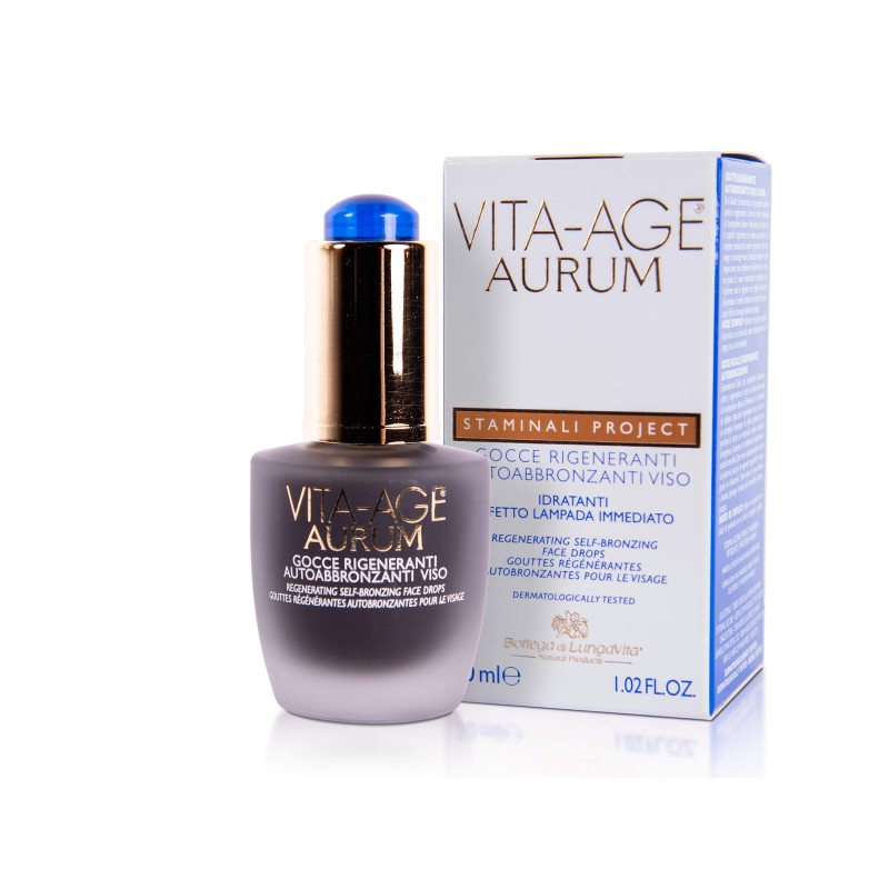 Vita-Age Aurum Regenerating Self Bronzing Face Drops 30 ml