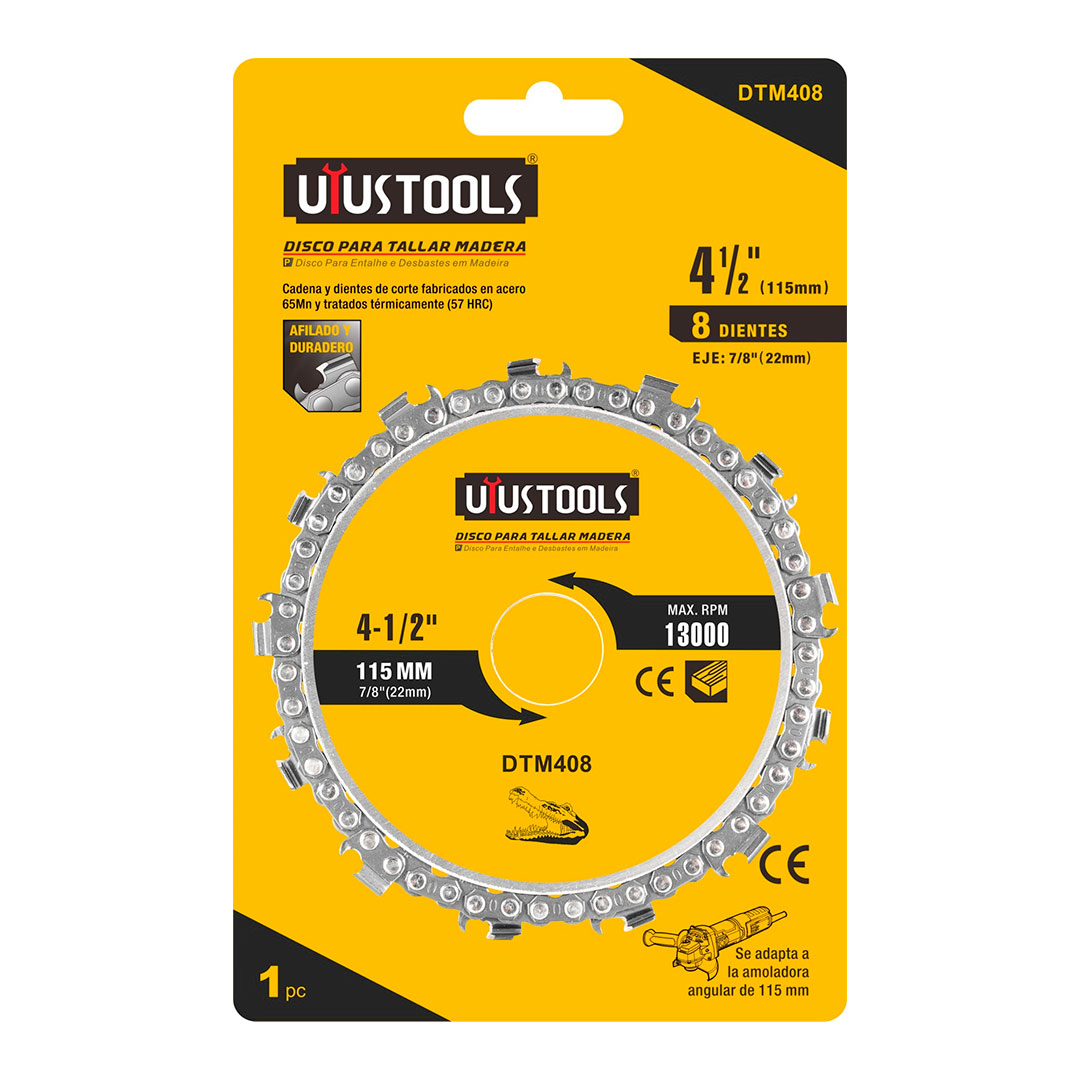 UYUSTOOLS disc for wood and lumber cutting 115mm