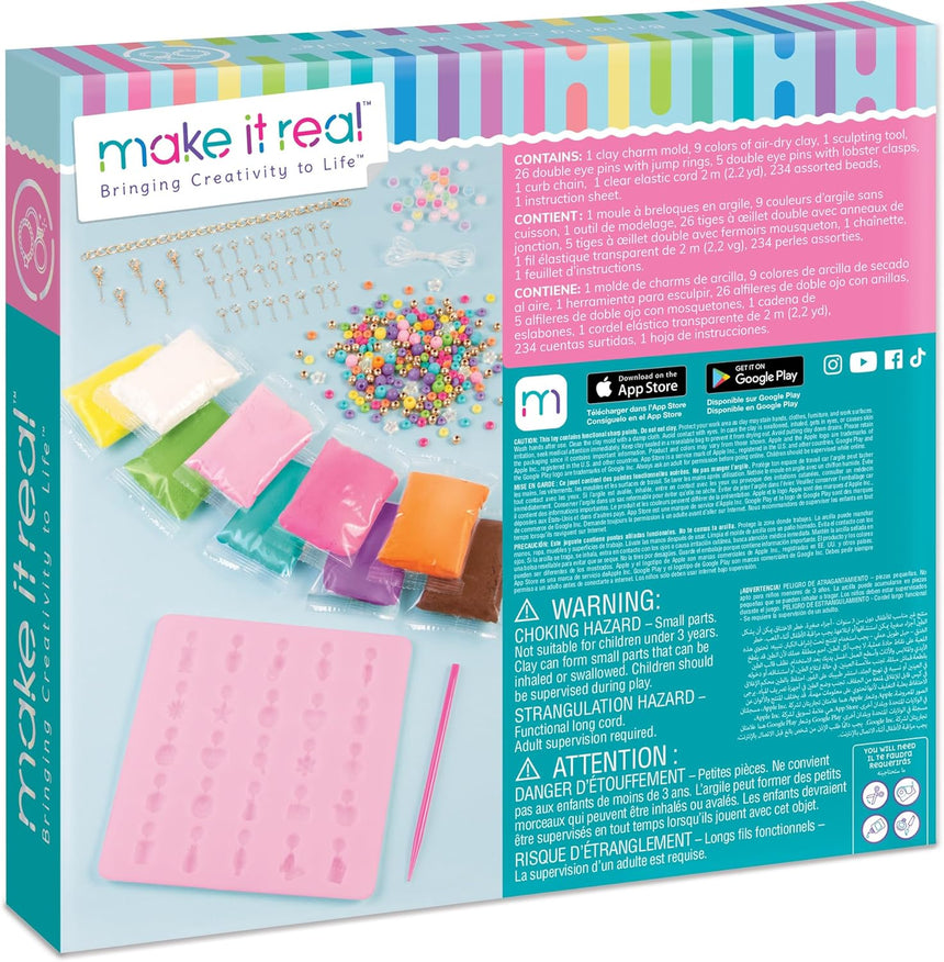 Clay Charm DIY Jewelry Kit Accessories Clay Charm DIY Jewelry Kit Clay Charm DIY Jewelry Kit Make It Real