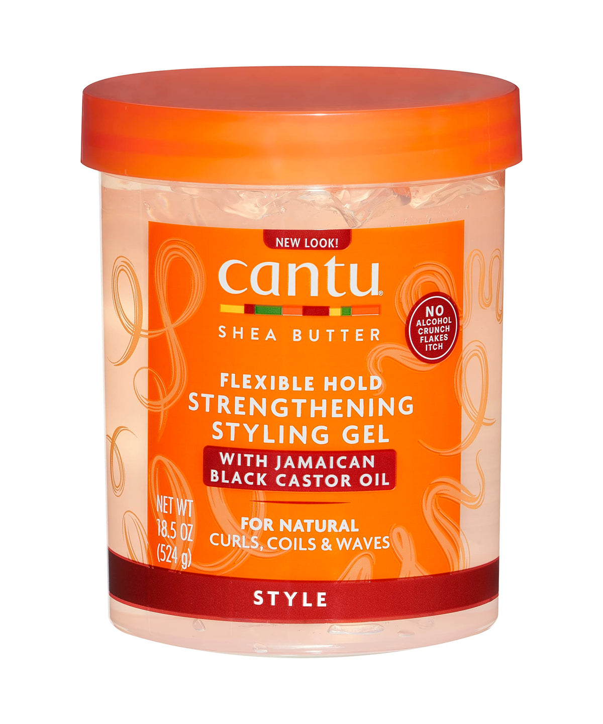 Cantu Shea Butter Maximum Hold Styling Gel With Jamaican Black Castor Oil 18.5oz