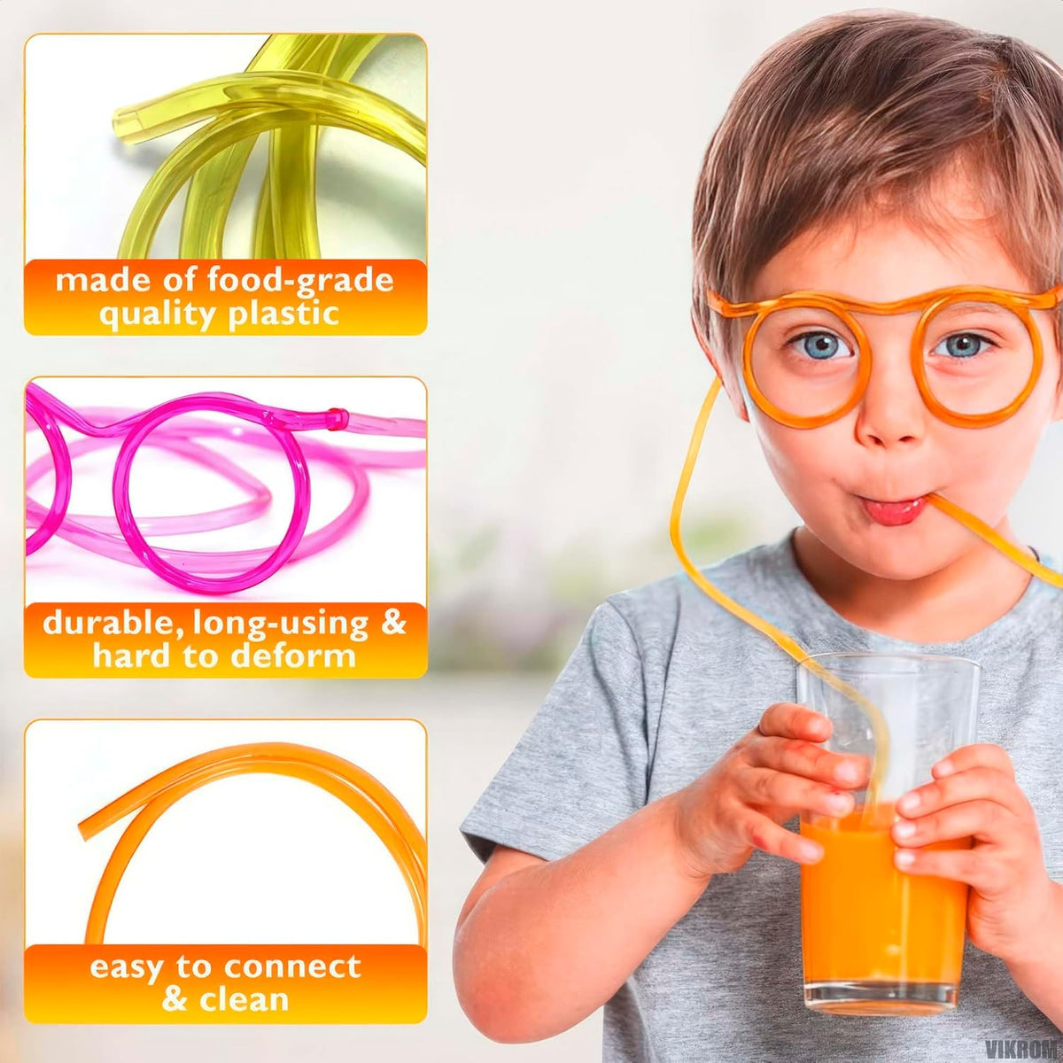 Fun: Silly straws Glasses