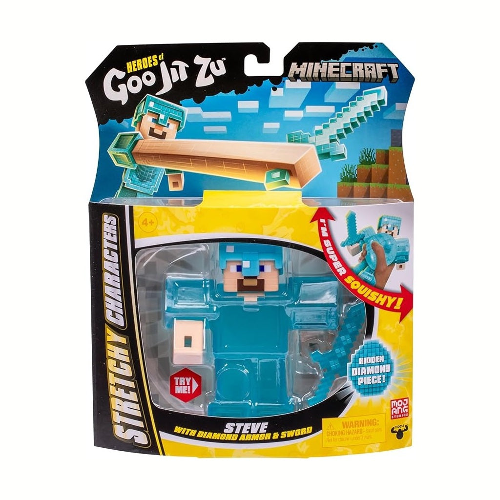 Heroes of Goo Jit Zu Minecraft Hero Pack - Steve with Diamond Armor & Sword by Moose