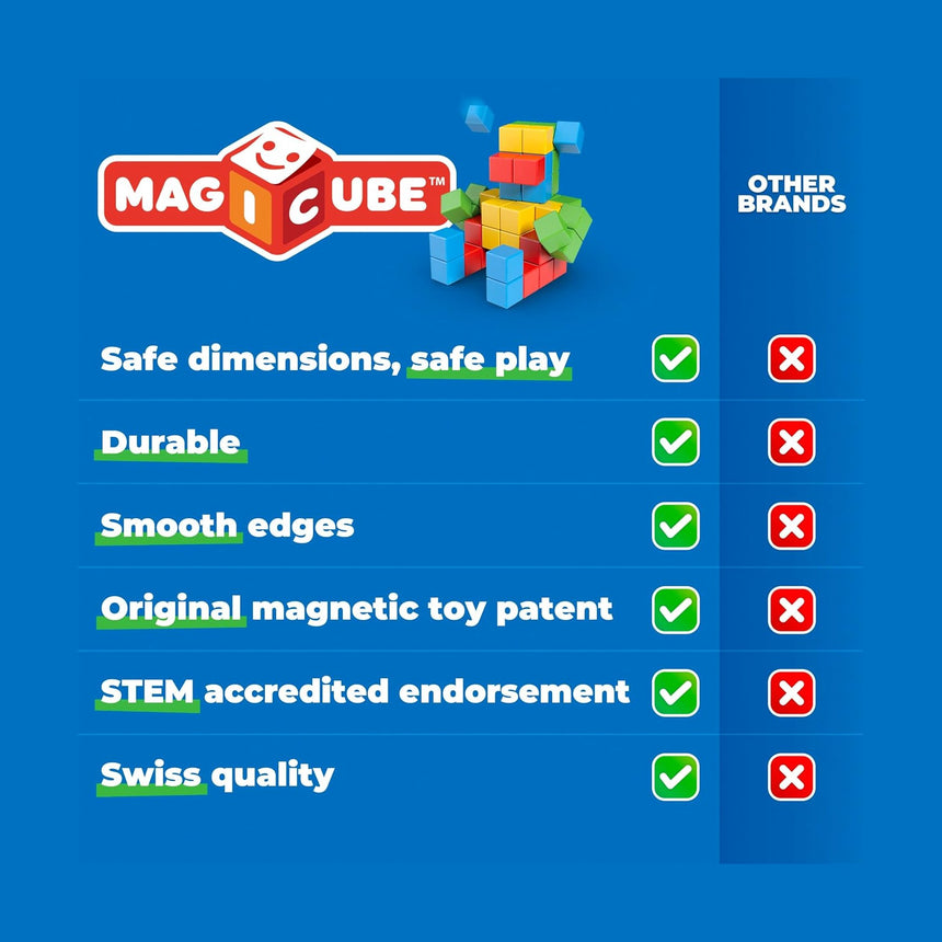 Geomag Magicube Small Animals Building Set by Geomag