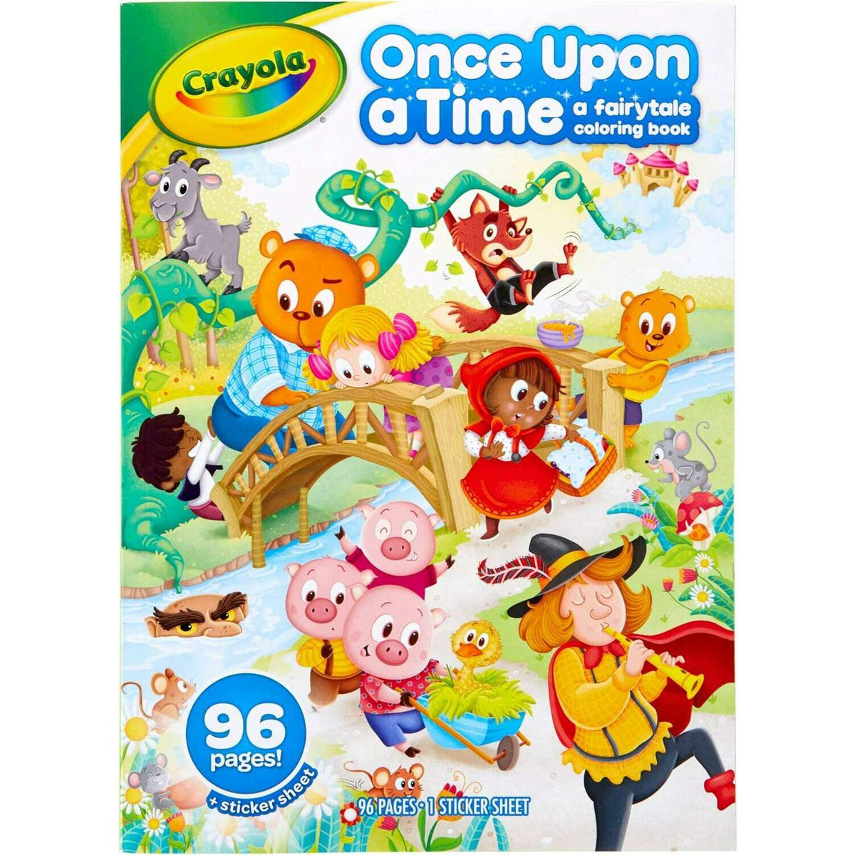 Coloring Book with Stickers, 96 Coloring Pages Art & Crafts Coloring Book with Stickers, 96 Coloring Pages Coloring Book with Stickers, 96 Coloring Pages Crayola