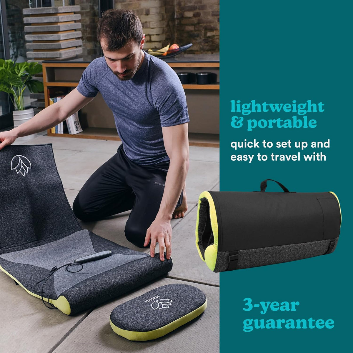 Pre-Programmed Yoga/Stretch Mat Massage & Relaxation Pre-Programmed Yoga/Stretch Mat Pre-Programmed Yoga/Stretch Mat HoMedics