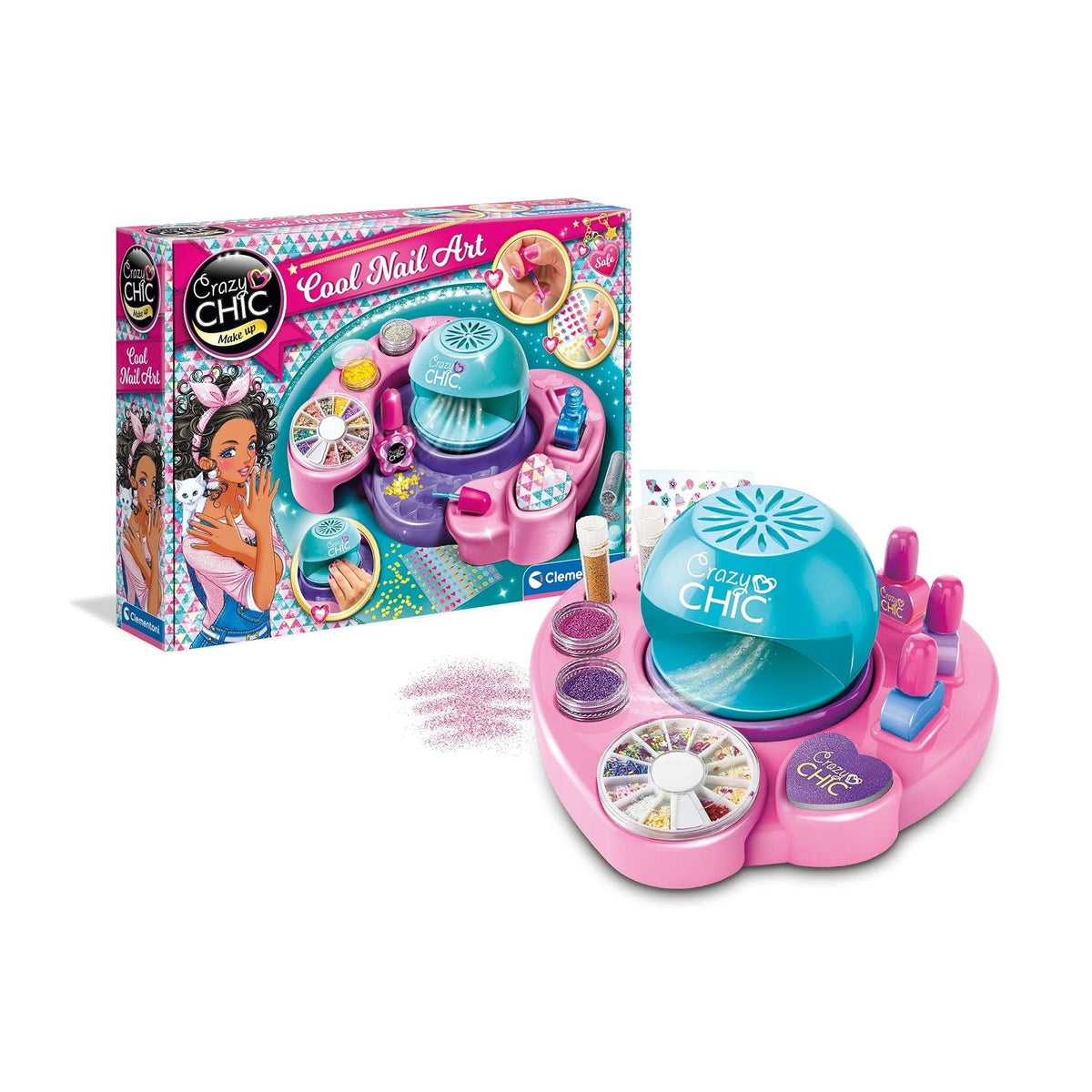 Clementoni Crazy Chic Cool Nail Art Set by Clementoni