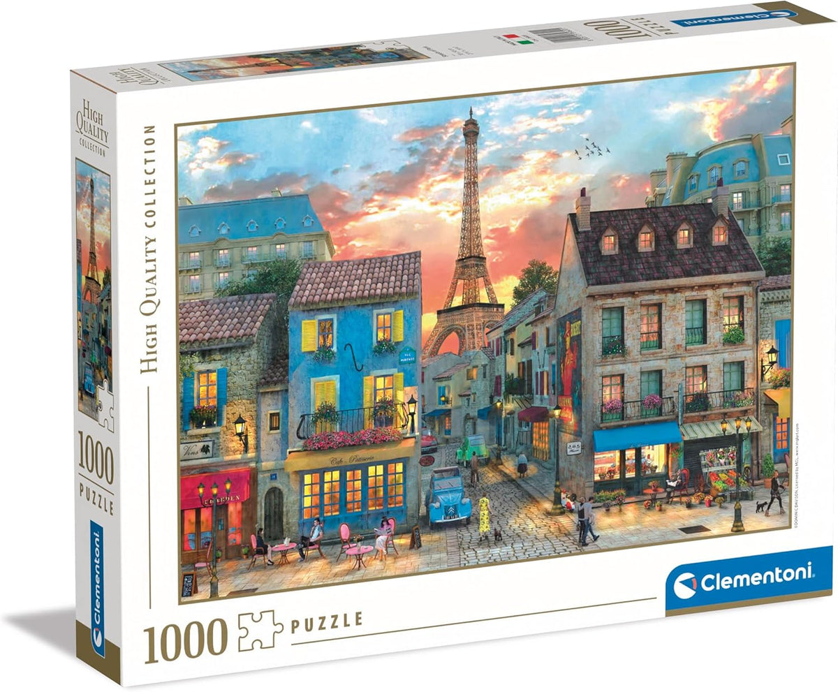 Streets of Paris adults puzzle Streets of Paris Streets of Paris CLEMENTONI