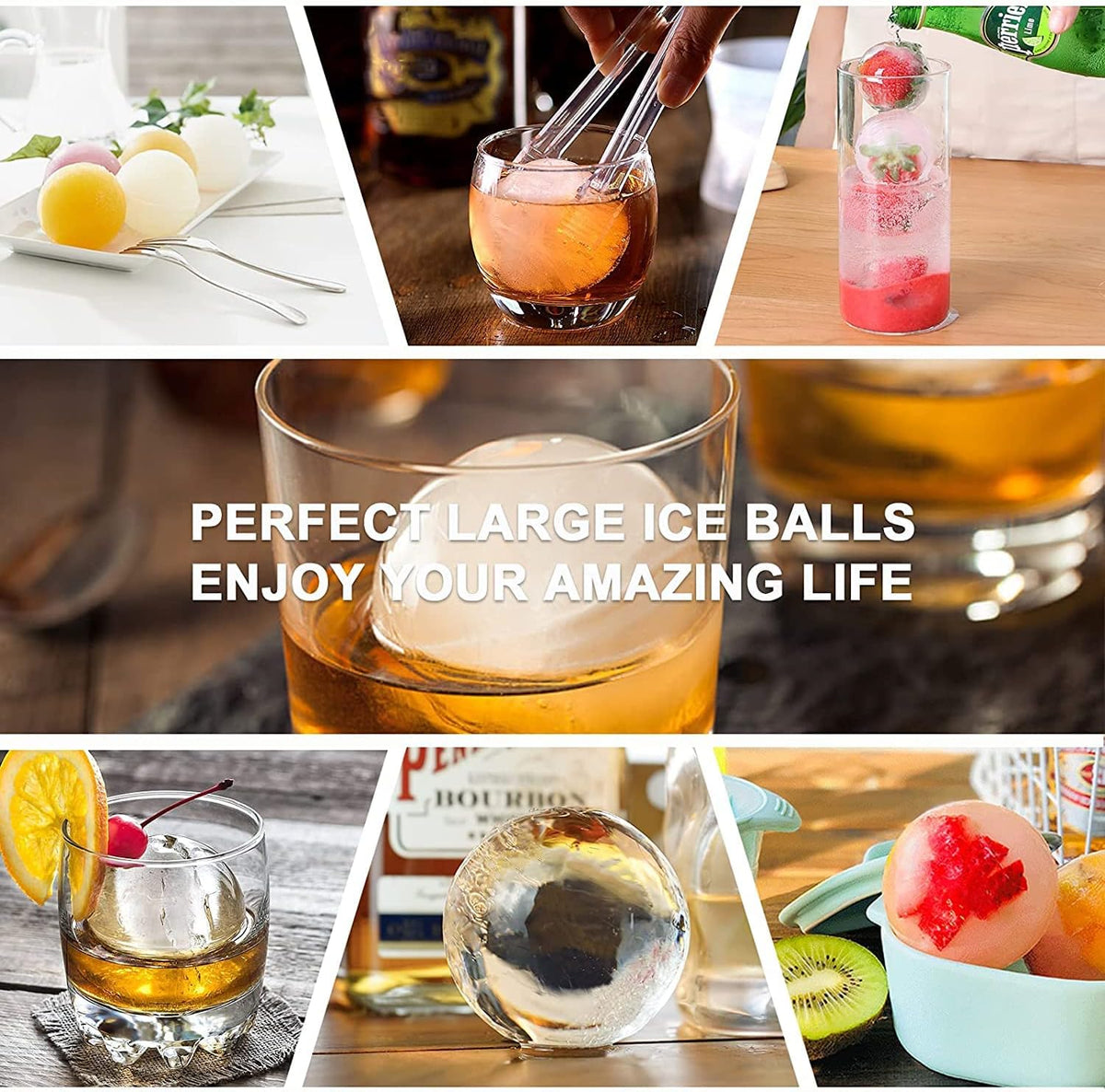 3-Piece Ice Sphere Mold Set