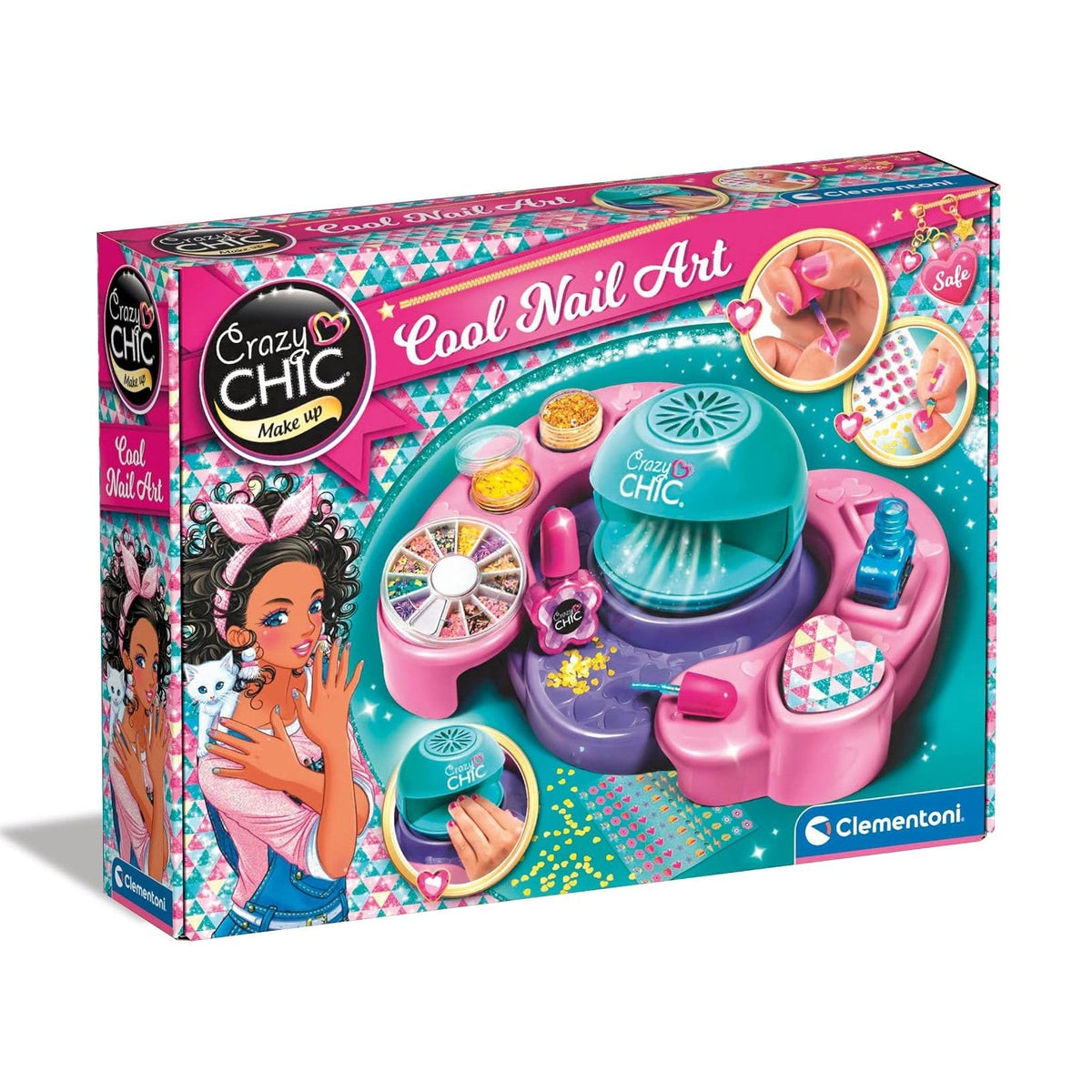 Clementoni Crazy Chic Cool Nail Art Set by Clementoni