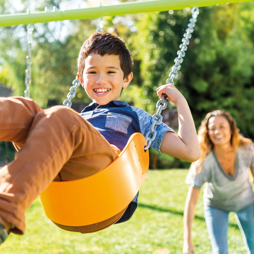 Two Feature Swing Set - Swing & Glider Outdoor Playground Two Feature Swing Set - Swing & Glider Two Feature Swing Set - Swing & Glider Intex