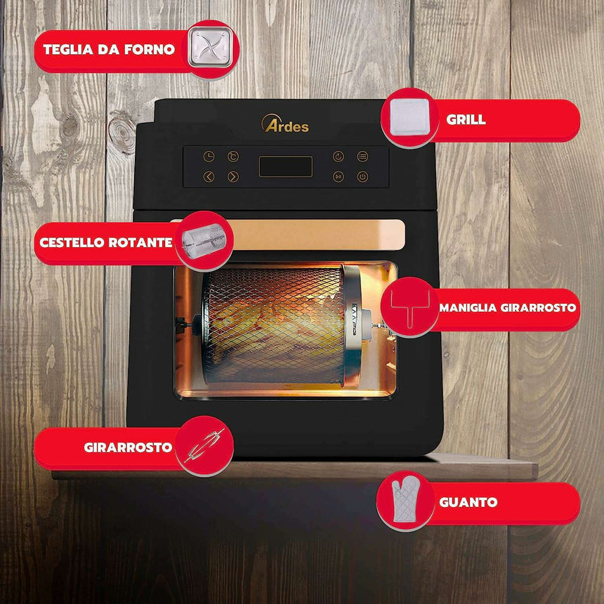 ELDORADA XXL – 12L Air Fryer Oven Air fryer ELDORADA XXL – 12L Air Fryer Oven ELDORADA XXL – 12L Air Fryer Oven Ardes