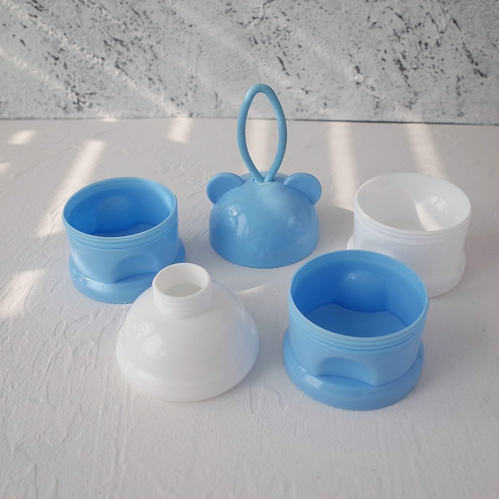 Woden Baby Milk Powder Container Storage Bottle