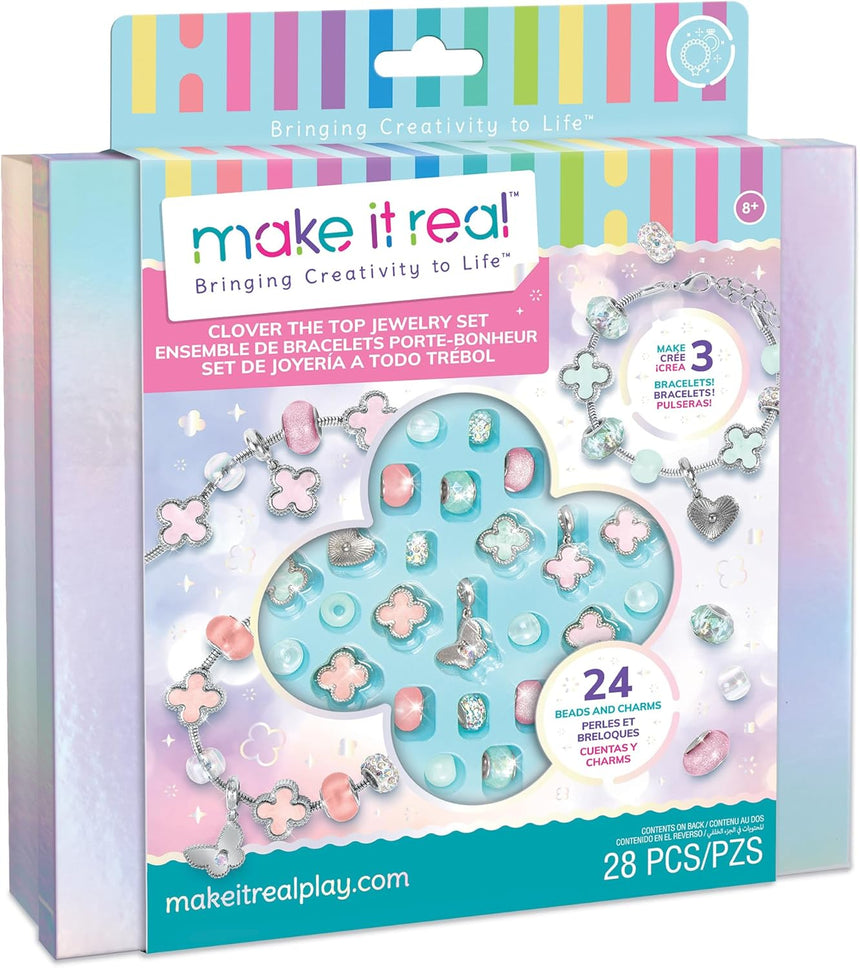 Clover The Top - 28 pc DIY Jewelry Set Accessories Clover The Top - 28 pc DIY Jewelry Set Clover The Top - 28 pc DIY Jewelry Set Make It Real