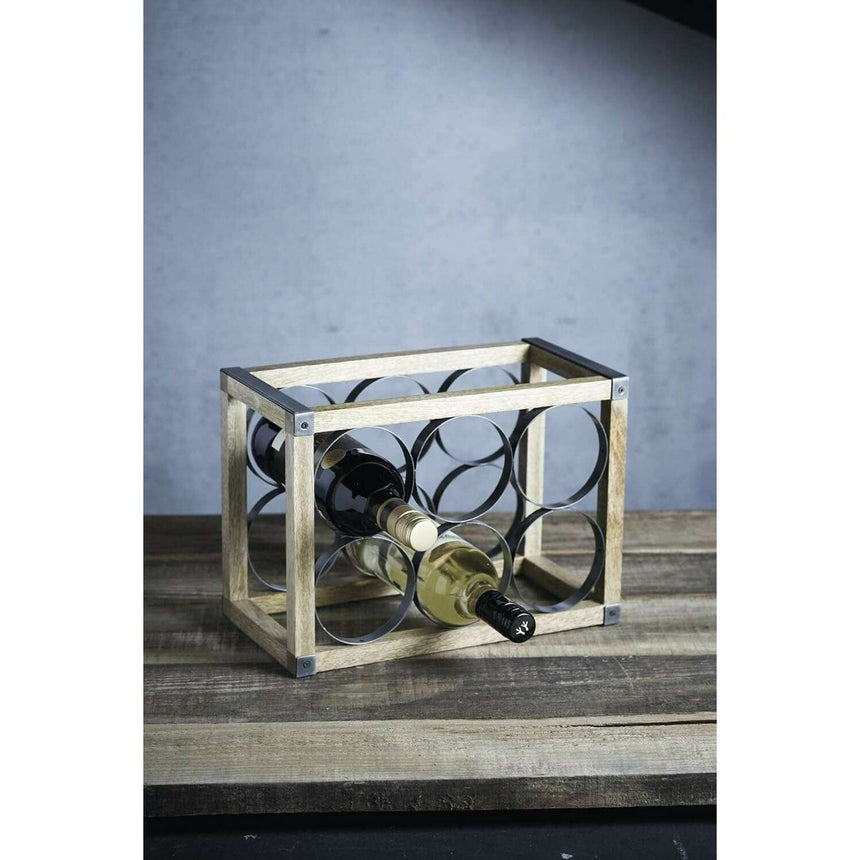 Industrial Wooden Wine Rack wine Industrial Wooden Wine Rack Industrial Wooden Wine Rack KitchenCraft