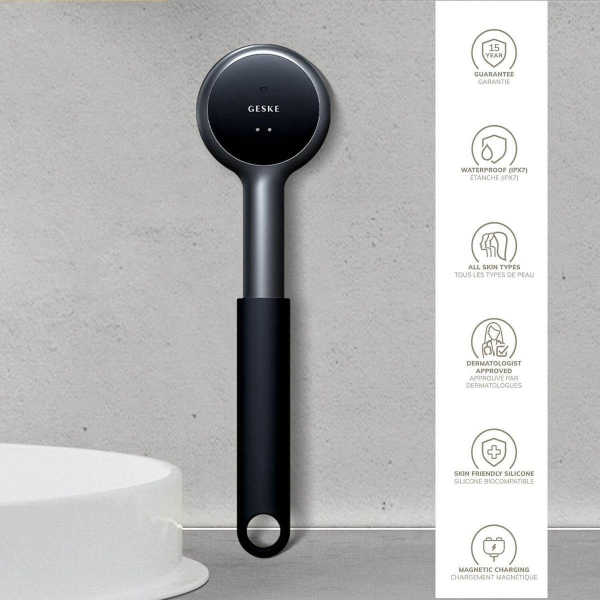 Sonic LED Full Body Brush | 9 in 1 Skin Care Sonic LED Full Body Brush | 9 in 1 Sonic LED Full Body Brush | 9 in 1 Geske