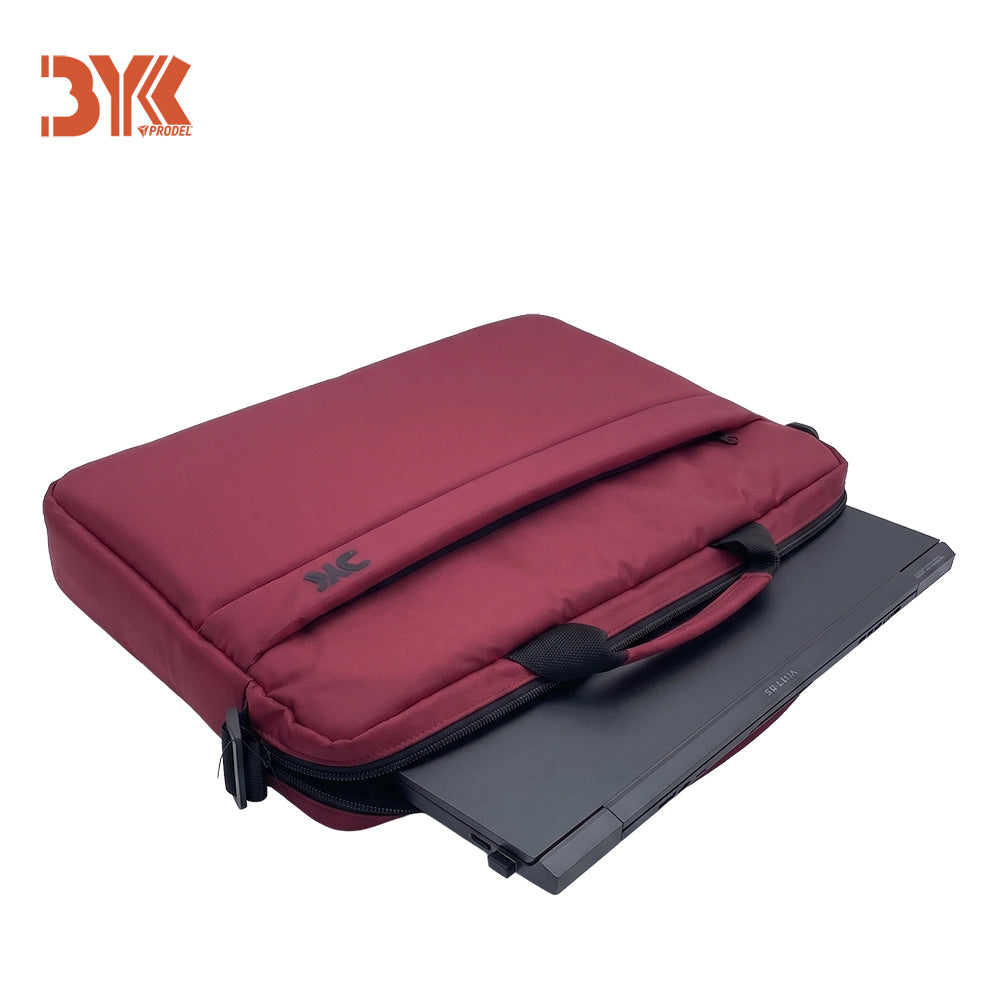 Prodel BYK Laptop Case Bag 15 Inch Burgundy