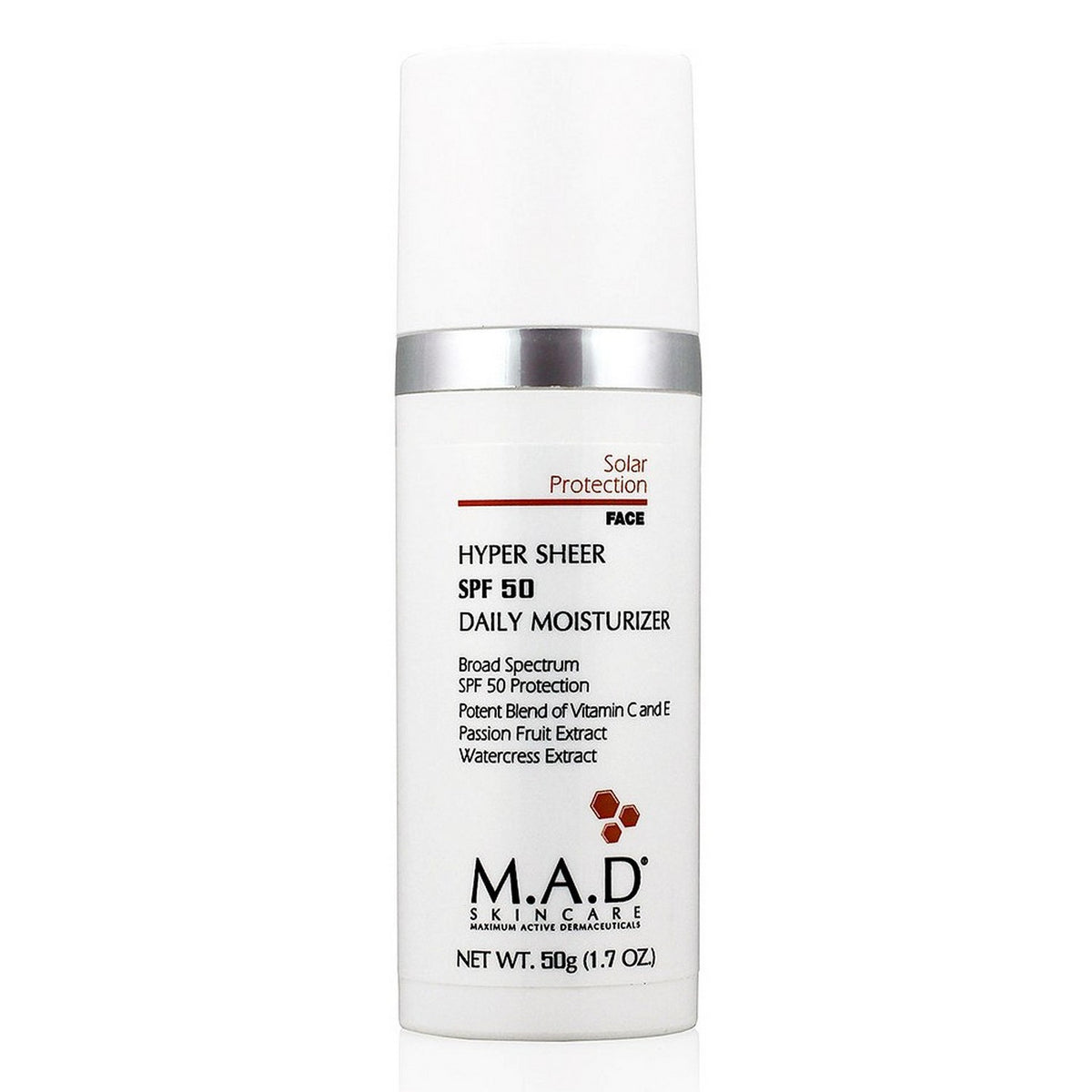 M.A.D Hyper Sheer SPF50 Daily Moisturizer