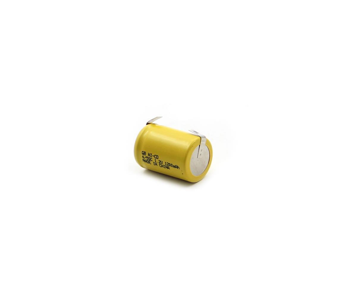 GB 4/5SC Ni-Cd Rechargeable Battery 1.2V Solder Tag