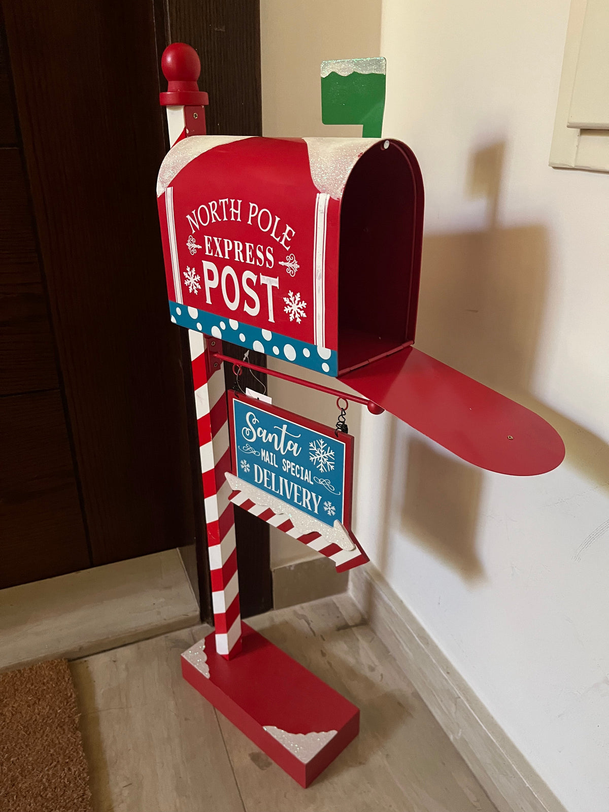 Christmas Santa's Post Decorative Box 78cm
