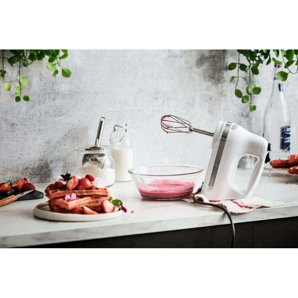 5-Speeds Hand Mixer,  White 85W Food Mixers & Blenders 5-Speeds Hand Mixer,  White 85W 5-Speeds Hand Mixer,  White 85W KitchenAid