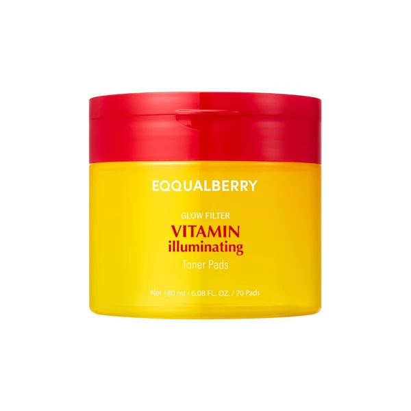 Eqqualberry Vitamin Illuminating Toner Pads 180 ml