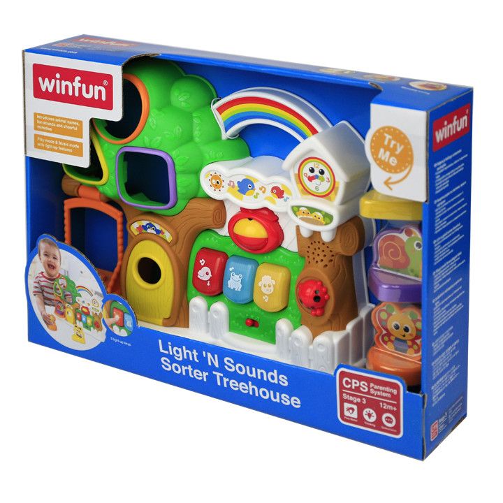 Light 'N Sounds Sorter Treehouse Toddler's Toys Light 'N Sounds Sorter Treehouse Light 'N Sounds Sorter Treehouse WinFun