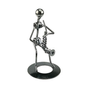 Signature Steel Saxophone Player Statue