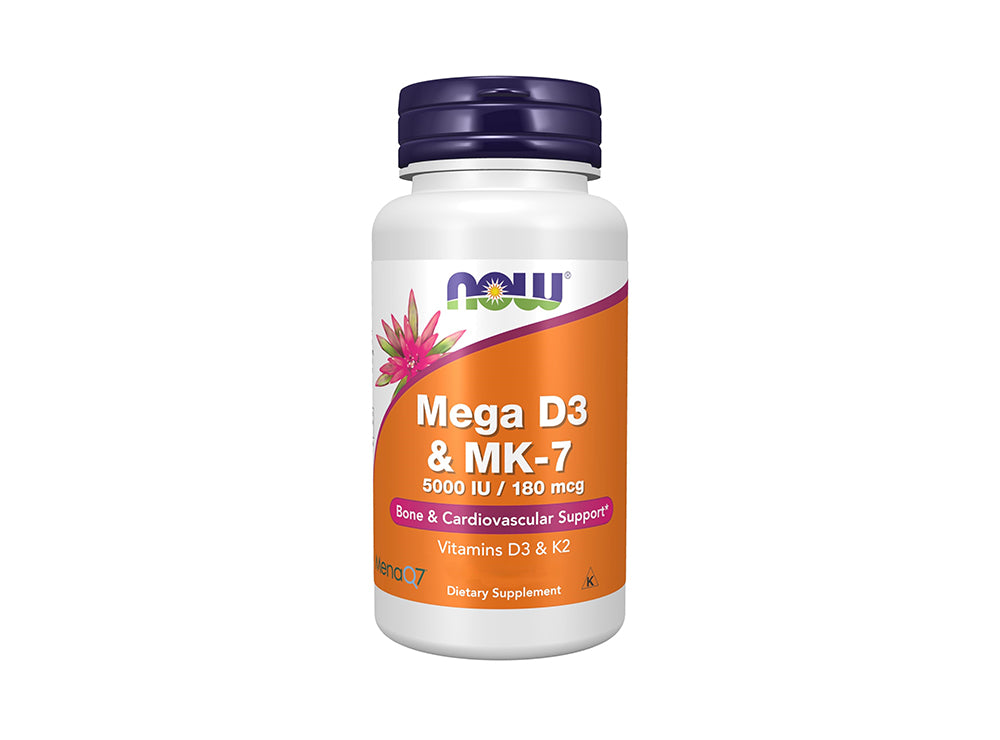 Now Mega D3 And MK7 5000IU 30 Capsules