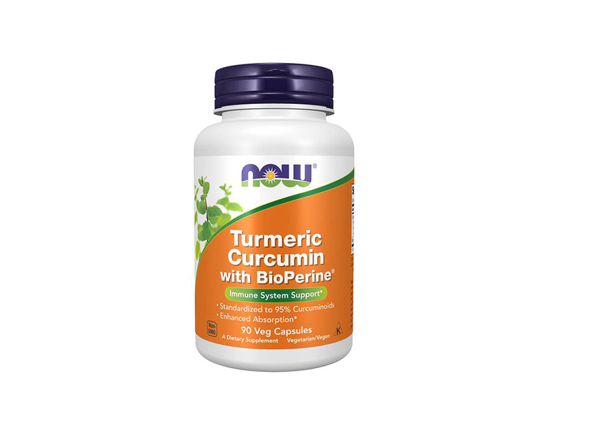 Now Turmeric Curcumin Bioperine 90 Capsules
