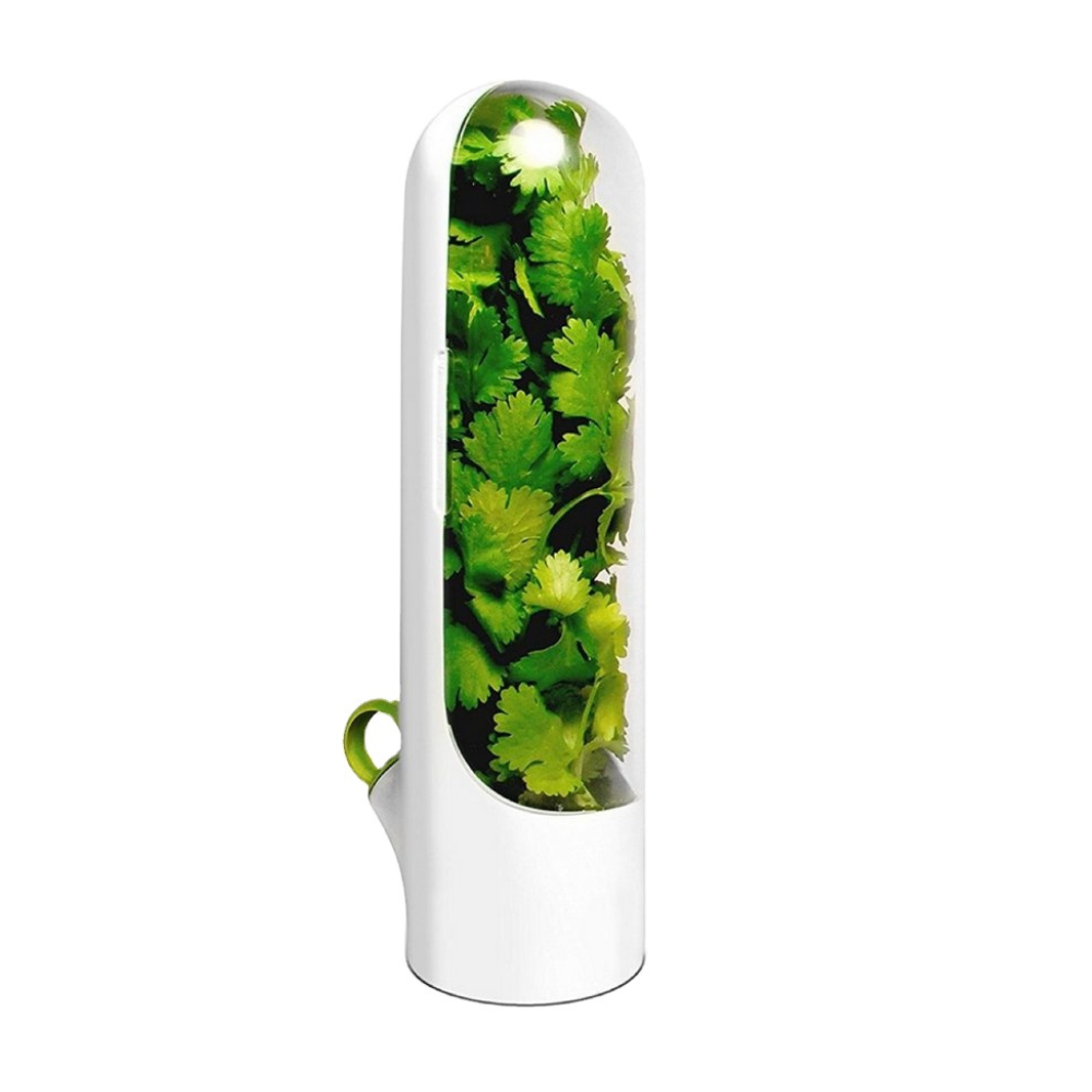 Fresh Herb Keeper Container with Water Reservoir