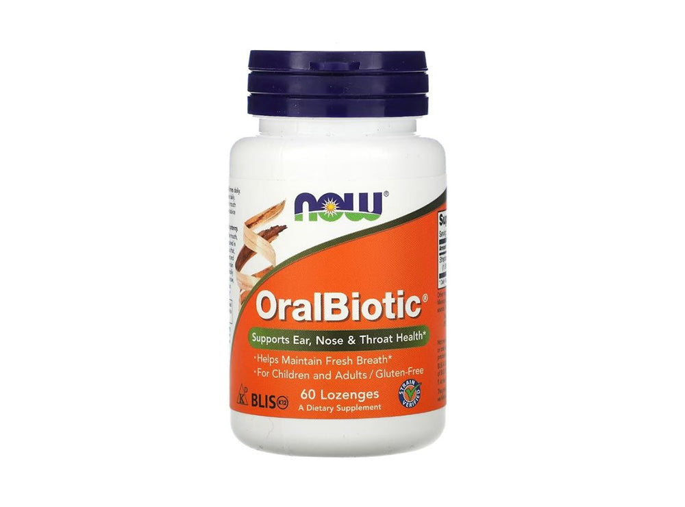 Now Oralbiotic Breath And Gum Support 60 Lozenges