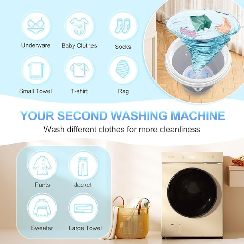 Mini Portable Washing Machine