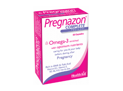 Health Aid Pregnazon Complete +Omega 3 60 Caps