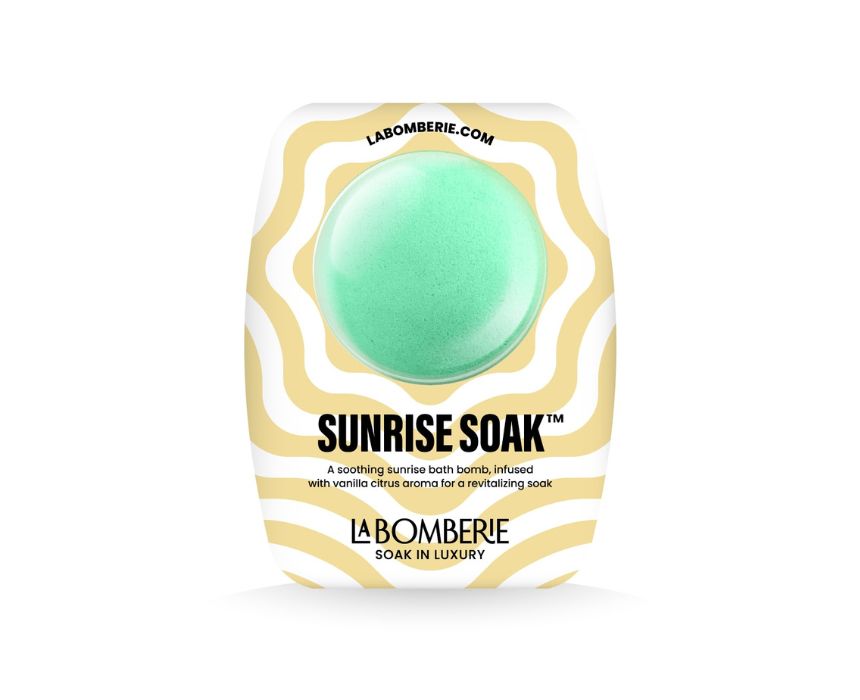 La Bomberie Sunrise Soak Vanilla Citrus Bath Bomb