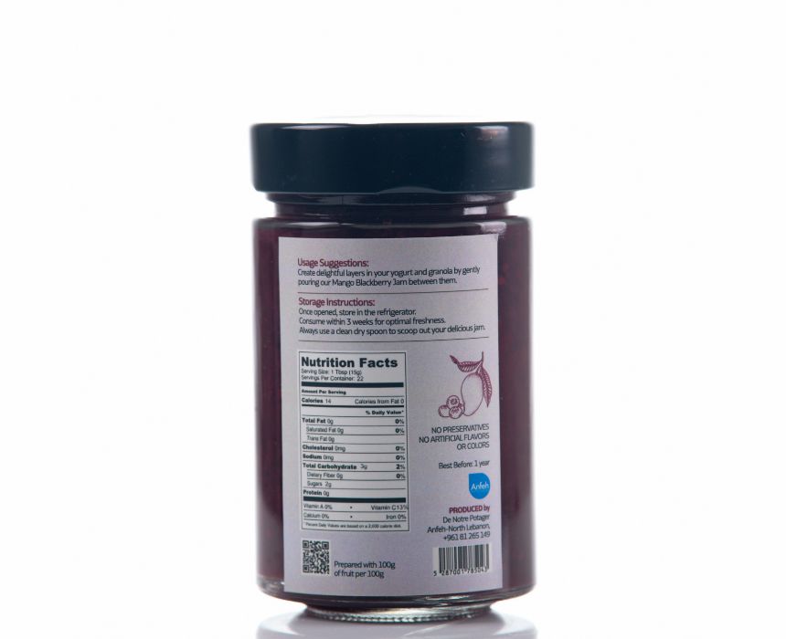 Mango Blackberry Jam No Added Sugar