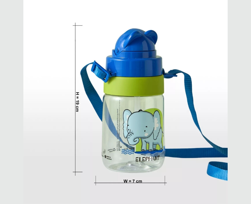 Elephant Print Water Bottle