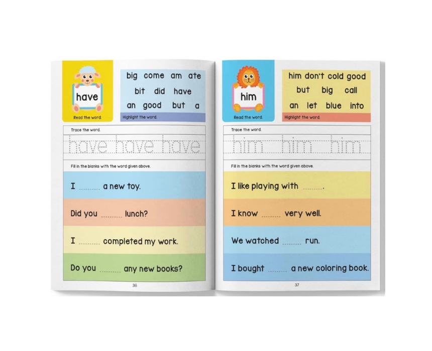 101 Sight Words Book