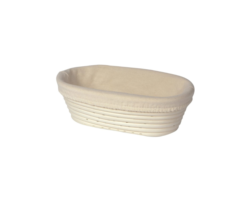 Oval Bannetons 23x14x8 cm with Cotton Liner RATTAN