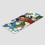 dragon ball z colorful mousepad size 90 by 40 cm