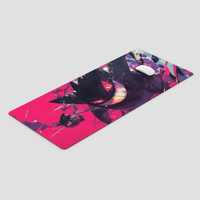 gengar pokemon mousepad size 90 by 40 cm